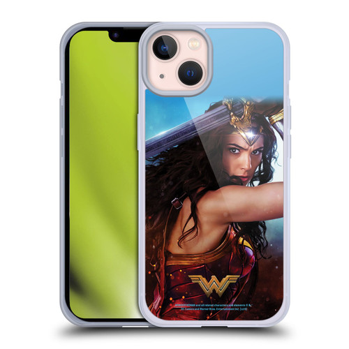 Wonder Woman Movie Posters Godkiller Sword 2 Soft Gel Case for Apple iPhone 13