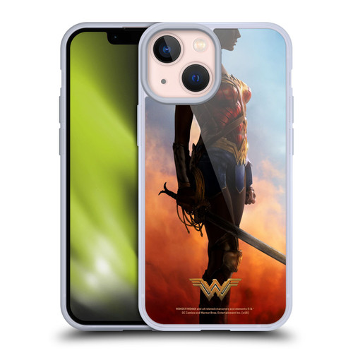 Wonder Woman Movie Posters Godkiller Sword Soft Gel Case for Apple iPhone 13 Mini