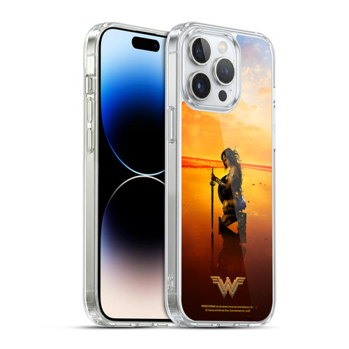 Wonder Woman Movie Posters Sword And Shield Soft Gel Case for Apple iPhone 14 Pro Max & MagSafe