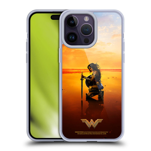 Wonder Woman Movie Posters Sword And Shield Soft Gel Case for Apple iPhone 14 Pro Max