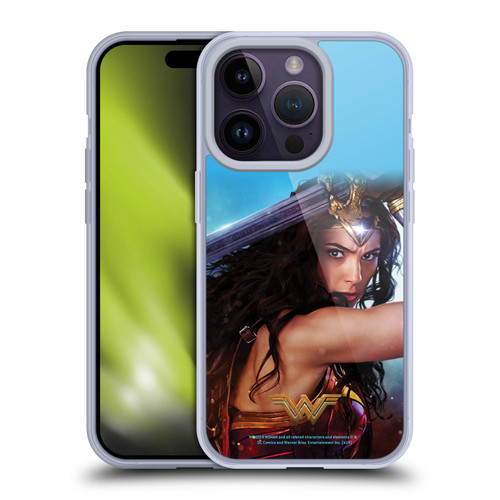 Wonder Woman Movie Posters Godkiller Sword 2 Soft Gel Case for Apple iPhone 14 Pro