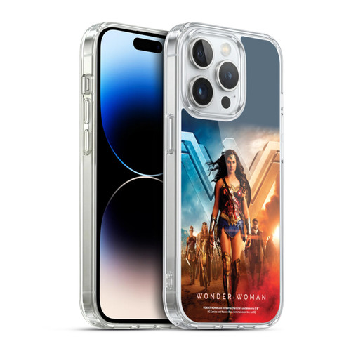 Wonder Woman Movie Posters Group Soft Gel Case for Apple iPhone 14 Pro & MagSafe