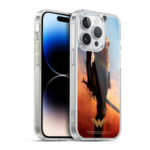 Wonder Woman Movie Posters Godkiller Sword Soft Gel Case for Apple iPhone 14 Pro & MagSafe