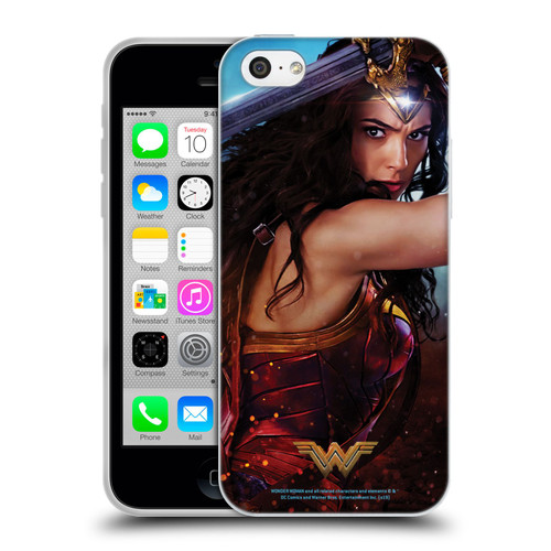 Wonder Woman Movie Posters Godkiller Sword 2 Soft Gel Case for Apple iPhone 5c