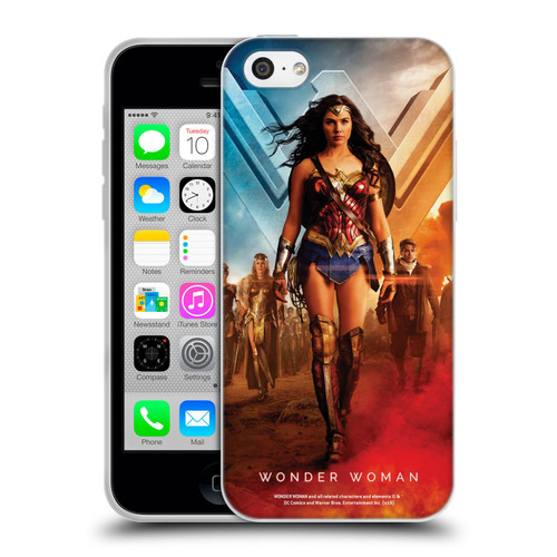 Wonder Woman Movie Posters Group Soft Gel Case for Apple iPhone 5c