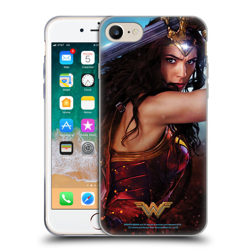 Wonder Woman Movie Posters Godkiller Sword 2 Soft Gel Case for Apple iPhone 7 / 8 / SE 2020 & 2022