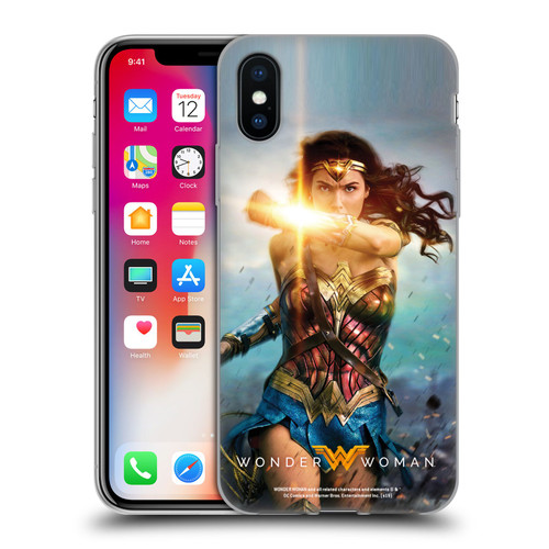 Wonder Woman Movie Posters Bracelets Of Submission Soft Gel Case for Apple iPhone X / iPhone XS