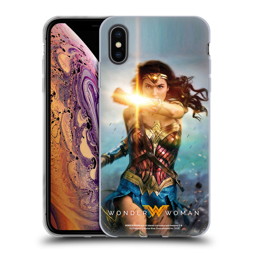 Wonder Woman Movie Posters Bracelets Of Submission Soft Gel Case for Apple iPhone XS Max