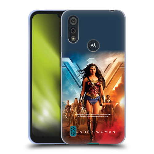 Wonder Woman Movie Posters Group Soft Gel Case for Motorola Moto E6s (2020)