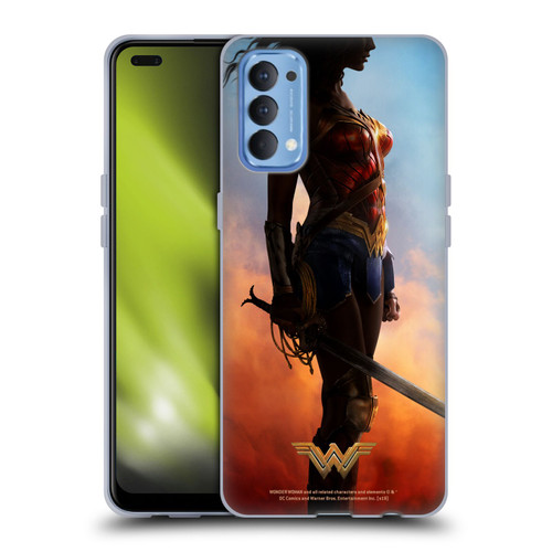 Wonder Woman Movie Posters Godkiller Sword Soft Gel Case for OPPO Reno 4 5G