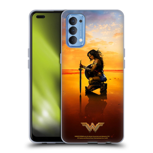 Wonder Woman Movie Posters Sword And Shield Soft Gel Case for OPPO Reno 4 5G
