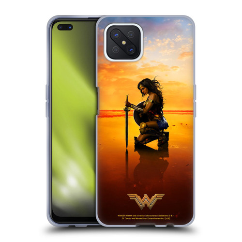 Wonder Woman Movie Posters Sword And Shield Soft Gel Case for OPPO Reno4 Z 5G