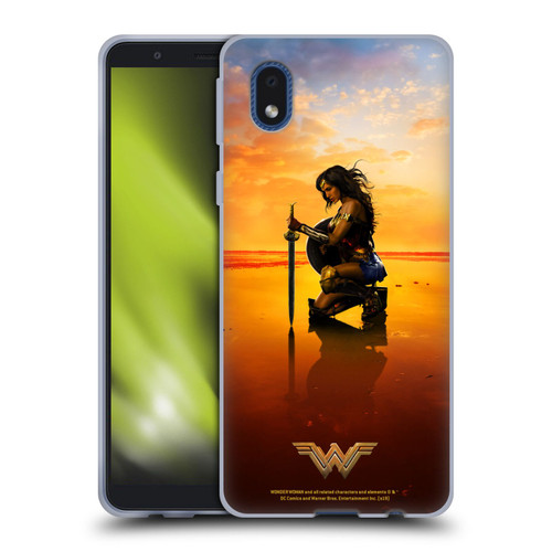 Wonder Woman Movie Posters Sword And Shield Soft Gel Case for Samsung Galaxy A01 Core (2020)