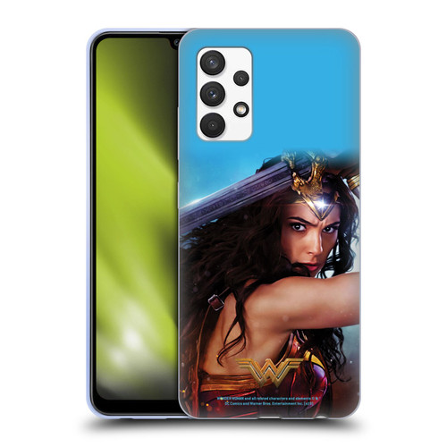 Wonder Woman Movie Posters Godkiller Sword 2 Soft Gel Case for Samsung Galaxy A32 (2021)