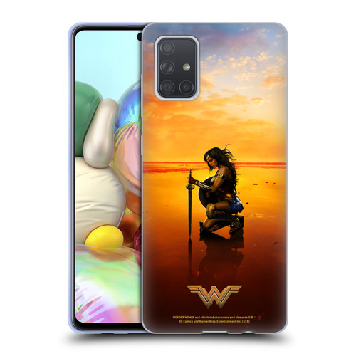 Wonder Woman Movie Posters Sword And Shield Soft Gel Case for Samsung Galaxy A71 (2019)