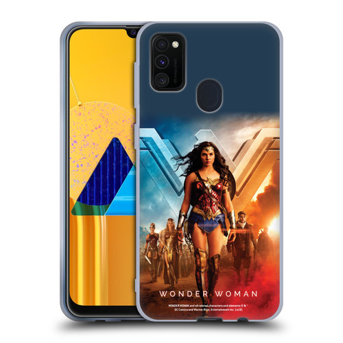 Wonder Woman Movie Posters Group Soft Gel Case for Samsung Galaxy M30s (2019)/M21 (2020)