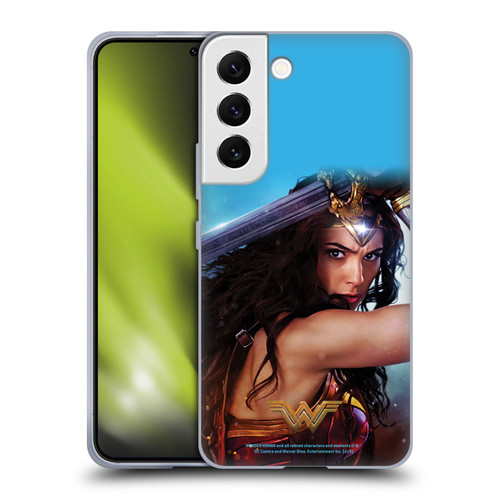 Wonder Woman Movie Posters Godkiller Sword 2 Soft Gel Case for Samsung Galaxy S22 5G