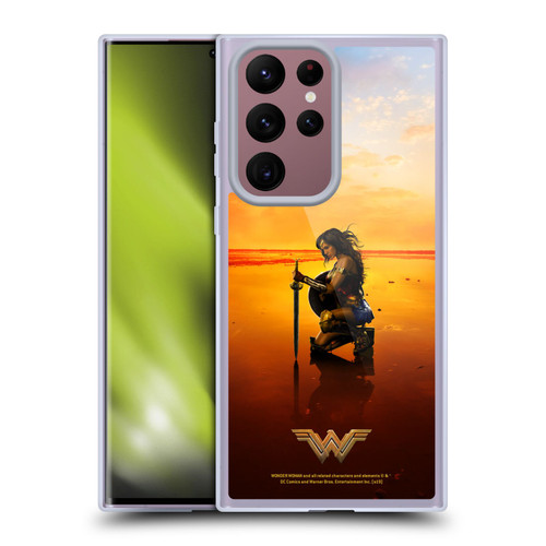 Wonder Woman Movie Posters Sword And Shield Soft Gel Case for Samsung Galaxy S22 Ultra 5G