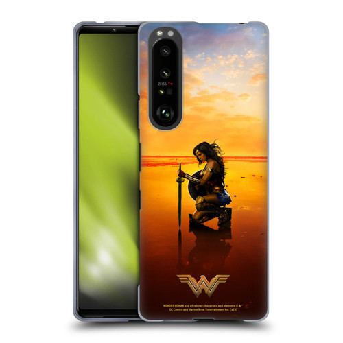 Wonder Woman Movie Posters Sword And Shield Soft Gel Case for Sony Xperia 1 III