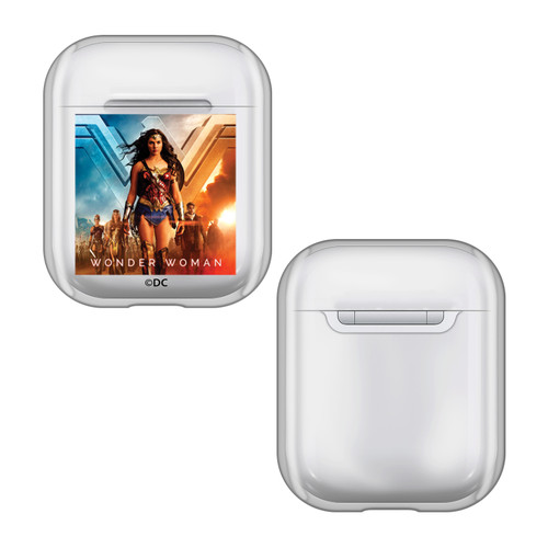 Wonder Woman Movie Key Art Group Poster Clear Hard Crystal Cover Case for Apple AirPods 1 1st Gen / 2 2nd Gen Charging Case