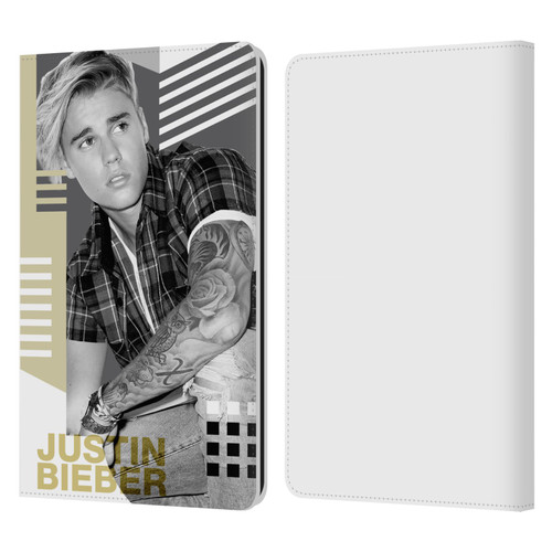 Justin Bieber Purpose B&w Calendar Geometric Collage Leather Book Wallet Case Cover For Amazon Kindle Paperwhite 1 / 2 / 3