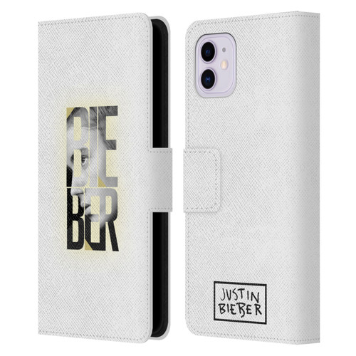 Justin Bieber Purpose B&w Mirror Calendar Text Leather Book Wallet Case Cover For Apple iPhone 11