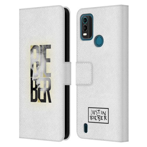Justin Bieber Purpose B&w Mirror Calendar Text Leather Book Wallet Case Cover For Nokia G11 Plus