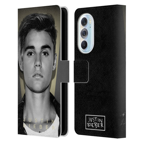Justin Bieber Purpose B&w What Do You Mean Shot Leather Book Wallet Case Cover For Motorola Edge X30
