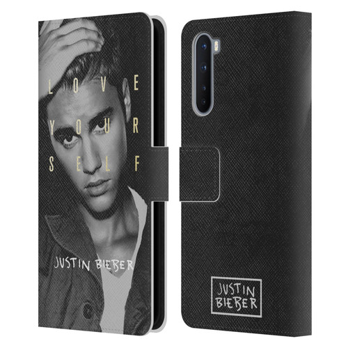 Justin Bieber Purpose B&w Love Yourself Leather Book Wallet Case Cover For OnePlus Nord 5G