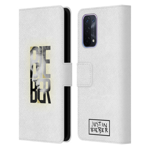 Justin Bieber Purpose B&w Mirror Calendar Text Leather Book Wallet Case Cover For OPPO A54 5G