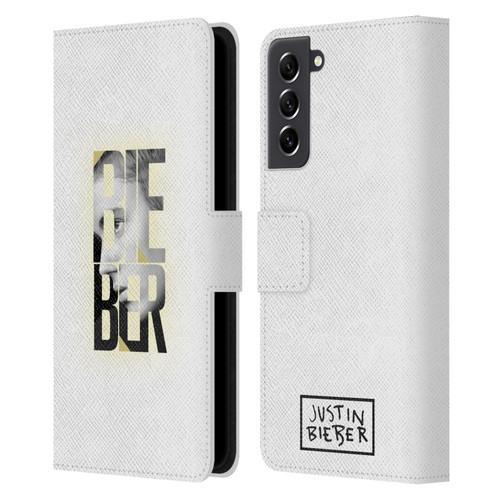Justin Bieber Purpose B&w Mirror Calendar Text Leather Book Wallet Case Cover For Samsung Galaxy S21 FE 5G