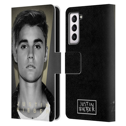 Justin Bieber Purpose B&w What Do You Mean Shot Leather Book Wallet Case Cover For Samsung Galaxy S21 5G