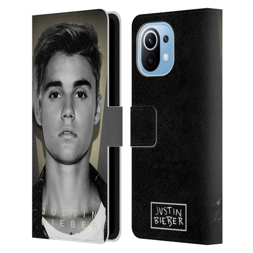 Justin Bieber Purpose B&w What Do You Mean Shot Leather Book Wallet Case Cover For Xiaomi Mi 11