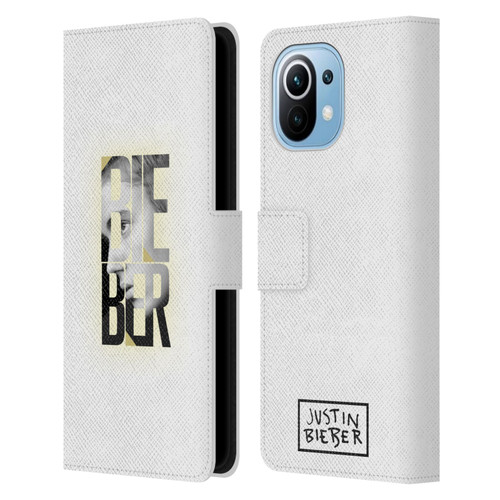 Justin Bieber Purpose B&w Mirror Calendar Text Leather Book Wallet Case Cover For Xiaomi Mi 11