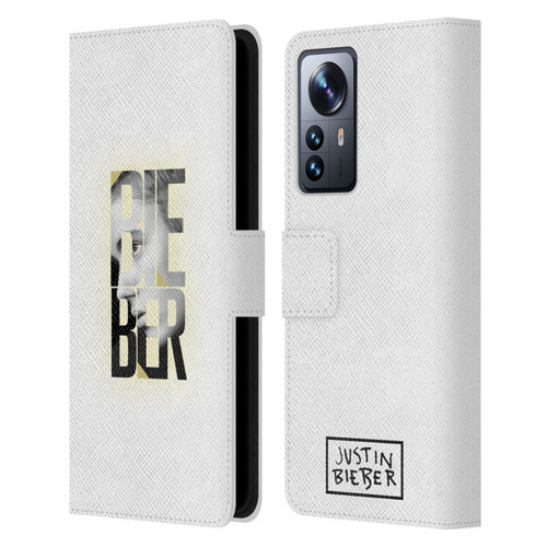 Justin Bieber Purpose B&w Mirror Calendar Text Leather Book Wallet Case Cover For Xiaomi 12 Pro