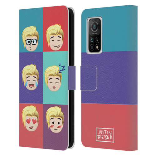 Justin Bieber Justmojis Cute Faces Leather Book Wallet Case Cover For Xiaomi Mi 10T 5G