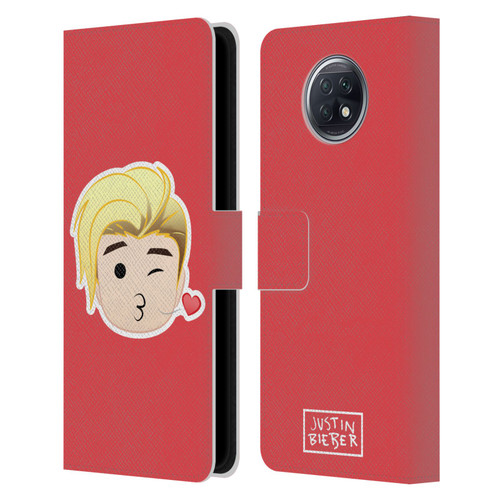 Justin Bieber Justmojis Kiss Leather Book Wallet Case Cover For Xiaomi Redmi Note 9T 5G