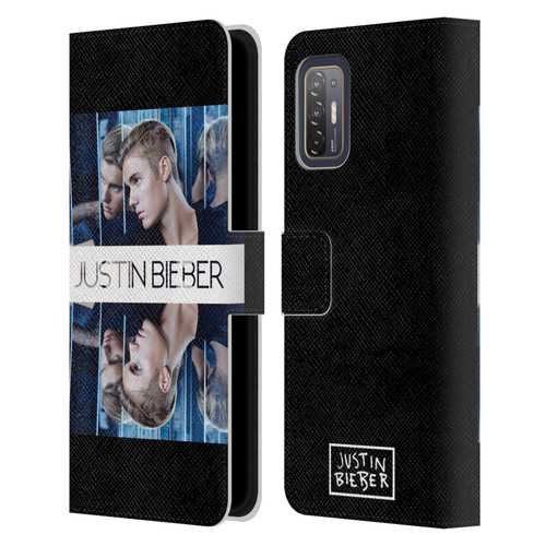 Justin Bieber Purpose Mirrored Leather Book Wallet Case Cover For HTC Desire 21 Pro 5G