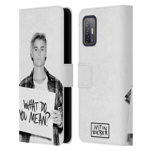 Justin Bieber Purpose What Do You Mean Photo Leather Book Wallet Case Cover For HTC Desire 21 Pro 5G