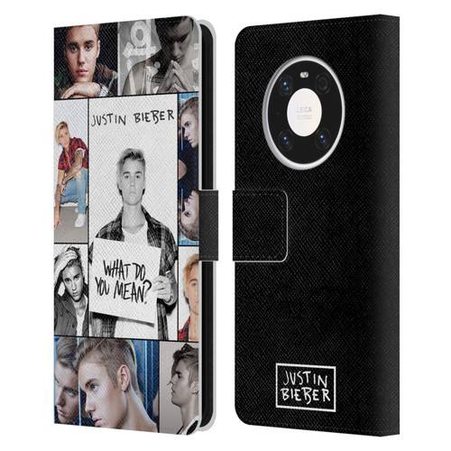 Justin Bieber Purpose Grid Poster Leather Book Wallet Case Cover For Huawei Mate 40 Pro 5G
