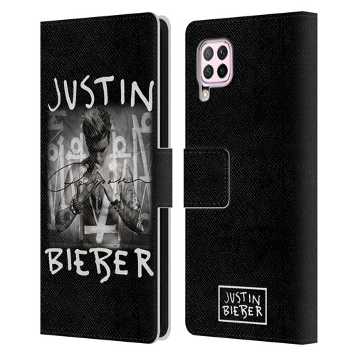 Justin Bieber Purpose Album Cover Leather Book Wallet Case Cover For Huawei Nova 6 SE / P40 Lite