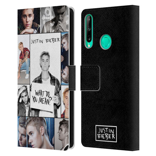 Justin Bieber Purpose Grid Poster Leather Book Wallet Case Cover For Huawei P40 lite E