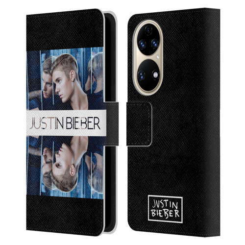 Justin Bieber Purpose Mirrored Leather Book Wallet Case Cover For Huawei P50