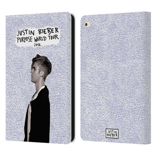 Justin Bieber Purpose World Tour 2016 Leather Book Wallet Case Cover For Apple iPad Air 2 (2014)
