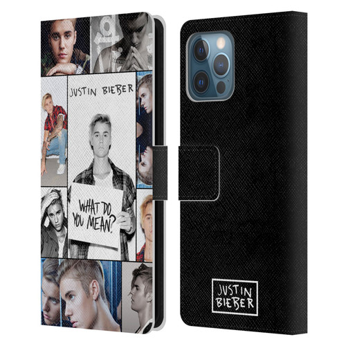 Justin Bieber Purpose Grid Poster Leather Book Wallet Case Cover For Apple iPhone 12 Pro Max
