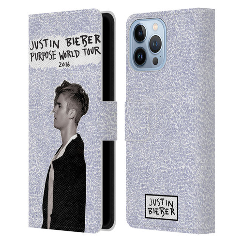 Justin Bieber Purpose World Tour 2016 Leather Book Wallet Case Cover For Apple iPhone 13 Pro Max