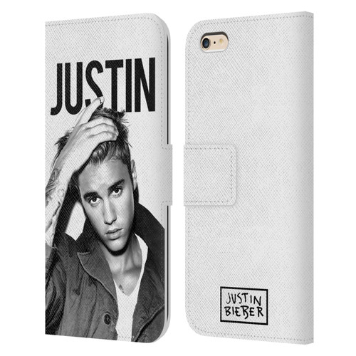 Justin Bieber Purpose Calendar Black And White Leather Book Wallet Case Cover For Apple iPhone 6 Plus / iPhone 6s Plus