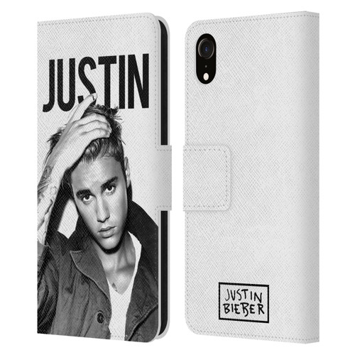 Justin Bieber Purpose Calendar Black And White Leather Book Wallet Case Cover For Apple iPhone XR