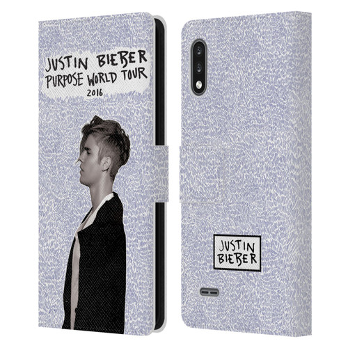 Justin Bieber Purpose World Tour 2016 Leather Book Wallet Case Cover For LG K22