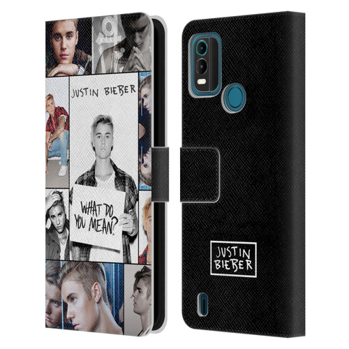 Justin Bieber Purpose Grid Poster Leather Book Wallet Case Cover For Nokia G11 Plus
